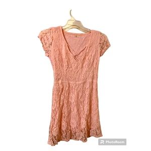 Pink Lacy Holister Dress